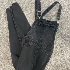 Women’s Black Overalls